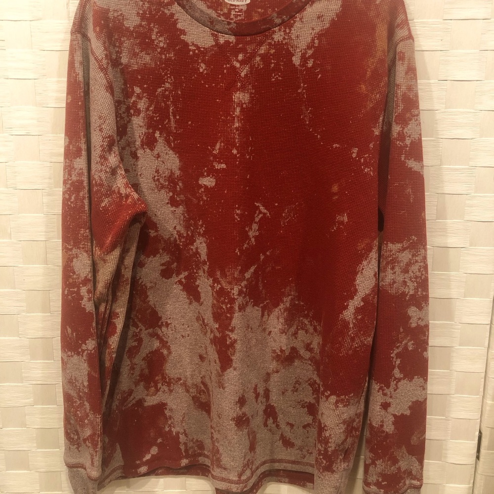 Old navy bleached crew neck sweater